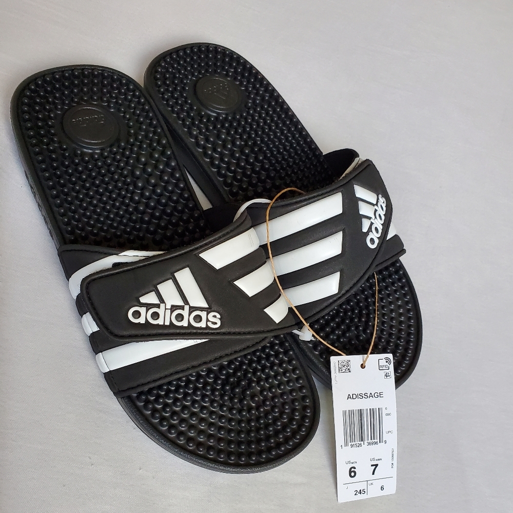Adidas slide sandal Adissage m7 or w7